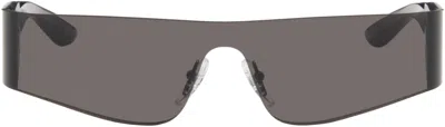 Balenciaga Gray Mono Rectangle Sunglasses