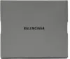 Balenciaga Rectangular Top Handle Clutch Bag In Gray