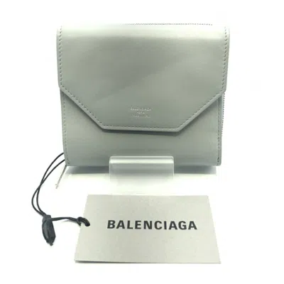Pre-owned Balenciaga Gray Wallet (bi-fold) ()