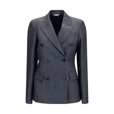 Balenciaga Gray Wool Oves Aries Blazer In Animal Print