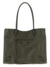 Balenciaga Medium City Tote Bag With Double Handles In Green