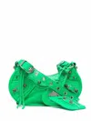Balenciaga Le Cagole Xs Studded Crinkled-leather Shoulder Bag