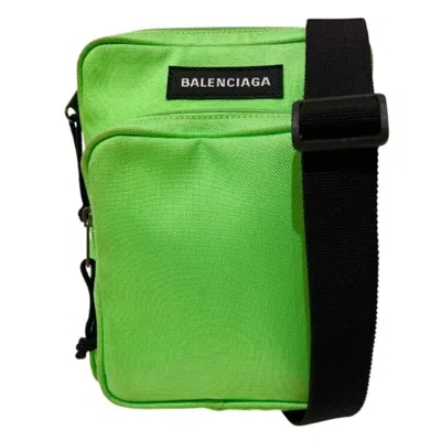 Pre-owned Balenciaga Green Nylon Shoulder Bag ()