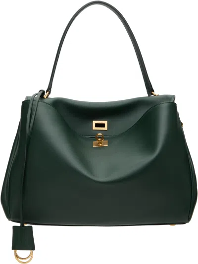 Balenciaga Green Rodeo Medium Bag In 3614 Pine Green
