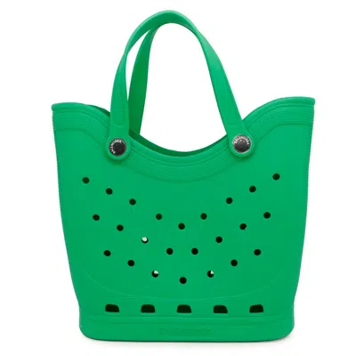 Pre-owned Balenciaga Green Rubber Tote Bag ()