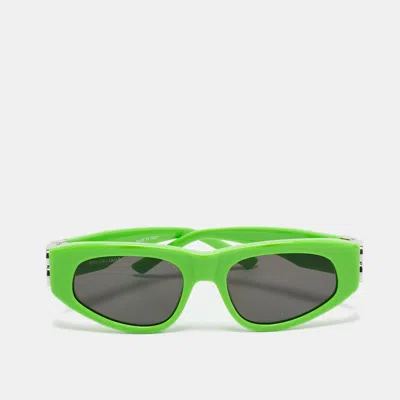 Pre-owned Balenciaga Green/black Bb0095s Dynasty D Frame Sunglasses