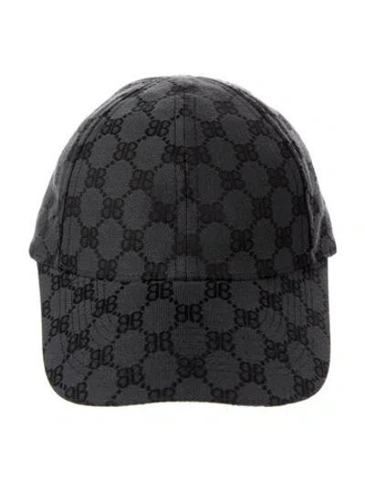 Pre-owned Balenciaga Grey  Baseball Hat. Designer Size Small In Gray