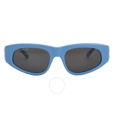 Balenciaga Grey Cat Eye Ladies Sunglasses Bb0095s 011 53