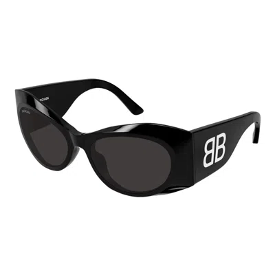 Balenciaga Grey Cat Eye Ladies Sunglasses Bb0394s 001 59 In Black