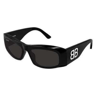 Balenciaga Grey Cat Eye Ladies Sunglasses Bb0395s 001 60 In Black