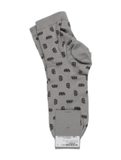 Pre-owned Balenciaga Grey Cotton  Socks  W/tags