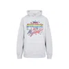Balenciaga Grey Cotton Oversize Sweatshirt In Multi