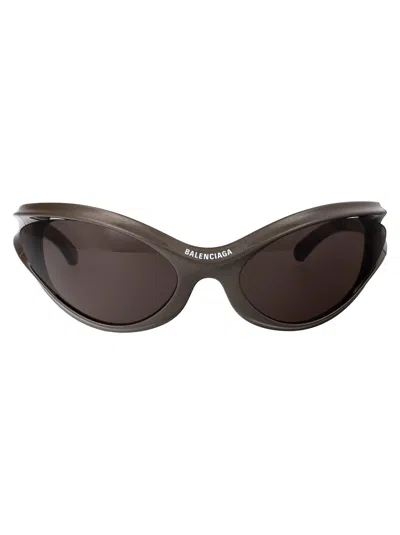 Balenciaga Grey Grey Grey Acetate Sunglasses