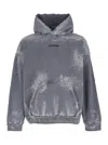 Balenciaga Logo Embroidered Hooded Sweatshirt In Black