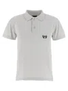 Balenciaga Logoed Polo Shirt In Gray