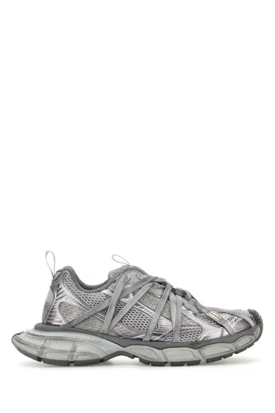 Balenciaga Grey Mesh And Rubber 3xl Extreme Sneakers In Multi