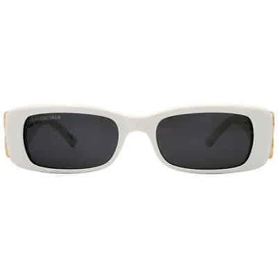 Pre-owned Balenciaga Grey Phantos Ladies Sunglasses Bb0096s 011 51 Bb0096s 011 51 In Gray
