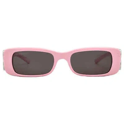 Pre-owned Balenciaga Grey Pilot Ladies Sunglasses Bb0096s 012 51 Bb0096s 012 51 In Gray