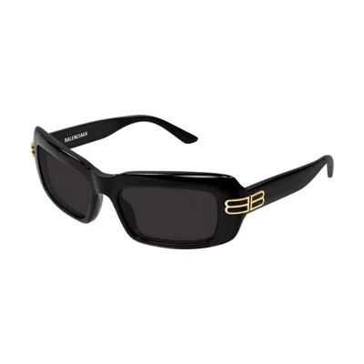 Balenciaga Grey Pilot Ladies Sunglasses Bb0432s 001 57 In Black