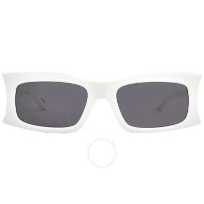 Balenciaga Grey Pilot Unisex Sunglasses Bb0291s 004 58 In Grey / Ivory