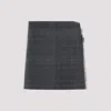 Balenciaga Grey Shadoweffect Tartan Mini Skirt In Gray