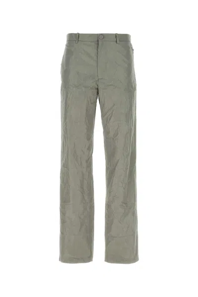 Balenciaga Grey Polyester Pant In Gray