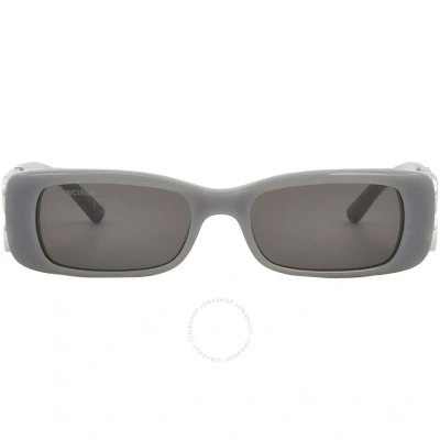 Balenciaga Grey Rectangular Ladies Sunglasses Bb0096s 014 51