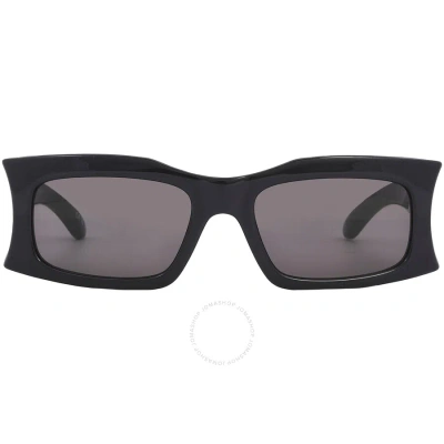 Balenciaga Grey Rectangular Unisex Sunglasses Bb0291s 001 58