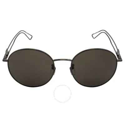Balenciaga Grey Round Unisex Sunglasses Bb0060sk 001 56 In Gray