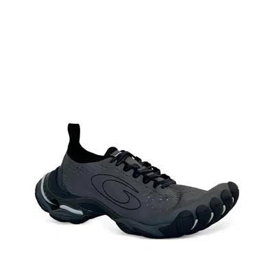 Balenciaga Grey Shoe Accessories Men In Black
