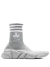 Balenciaga Speed Lt Adidas Sneakers In Gray