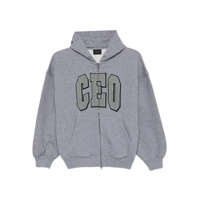 Balenciaga Grey Sweaters & Knitwear - Hoodies Men In Blue