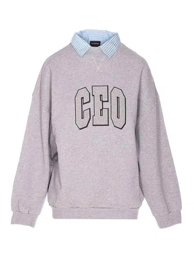BALENCIAGA GREY SWEATSHIRT