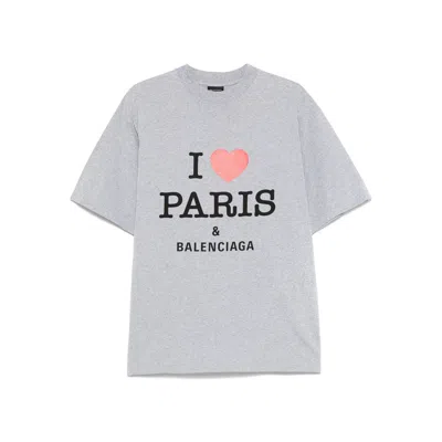 Balenciaga Grey T-shirts & Vests - T-shirts Men In Gray