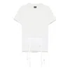 Balenciaga Chalk Stretch Cotton T-shirt In White