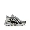 Balenciaga Dynamic Multicolor Runner Sneakers With Chunky Silhouette In Gray