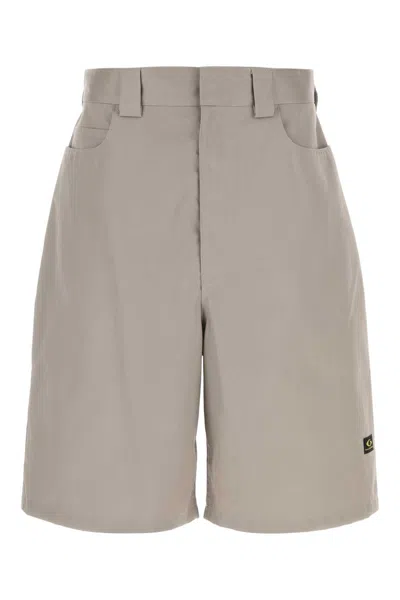BALENCIAGA BALENCIAGA GREY TWILL BERMUDA SHORTS