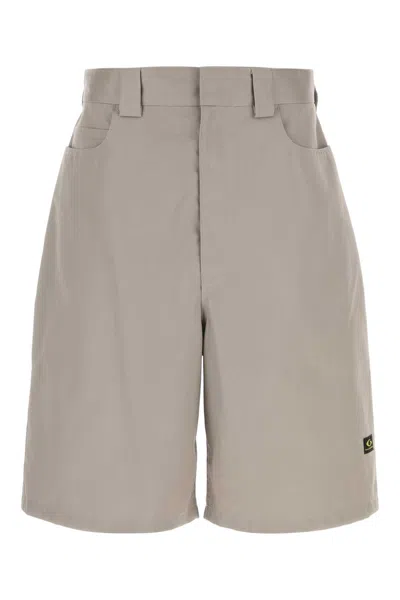 BALENCIAGA GREY TWILL BERMUDA SHORTS