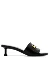 Balenciaga Groupie Medallion Kitten-heel Mules