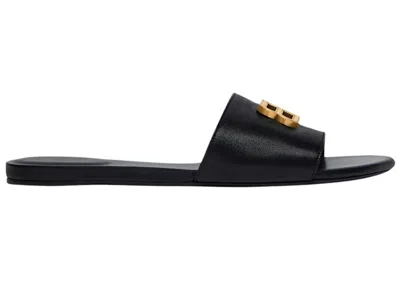 Pre-owned Balenciaga Groupie Sandals Leather (women's) Sneakers In Black