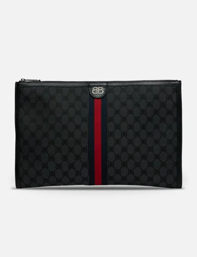 Balenciaga Gucci Clutch In Black