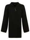 Balenciaga Half-zip High Neck Poncho