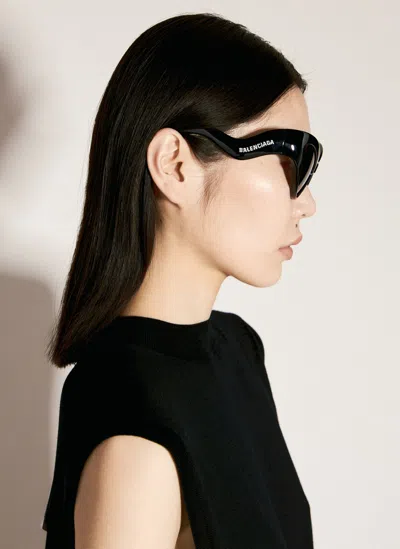Balenciaga Hampton Cat Sunglasses In Black