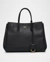 Balenciaga Women Black Leather Mini Carry All Hampton Shopping Bag In Black