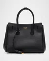Balenciaga Hampton Mini Leather Tote Bag In Black