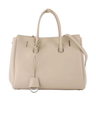 Balenciaga Hampton Small Carry Bag In Brown