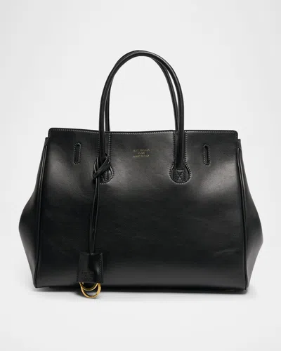 BALENCIAGA HAMPTON SMALL SMOOTH LEATHER TOTE BAG