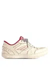 Balenciaga Hamptons Medium Worn-out Sneaker In White In Neutral