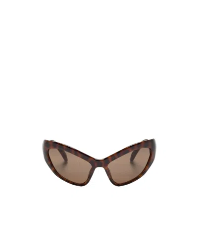 Balenciaga Hamptons Cat-eye Sunglasses In Brown