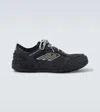 Balenciaga Hamptons Leather Sneakers In Black